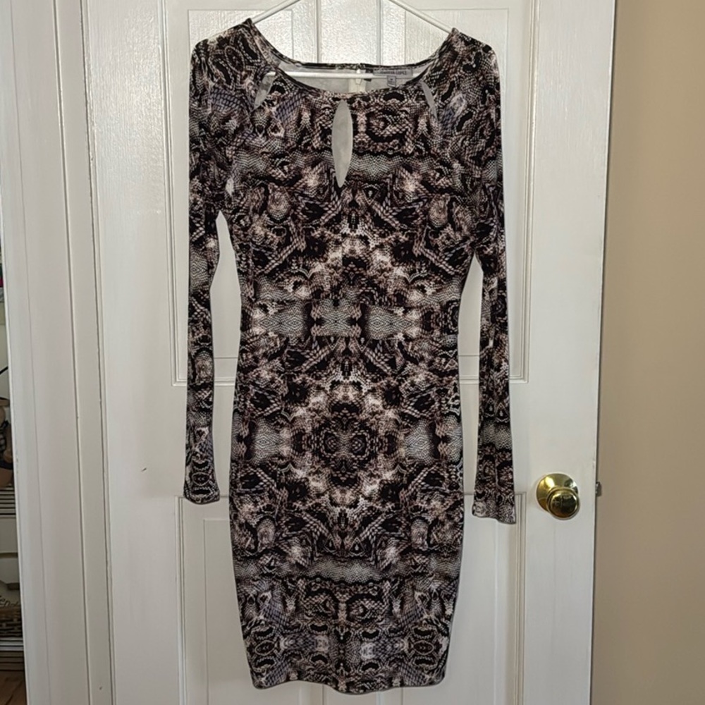 Jennifer Lopez KeyHole Dress
